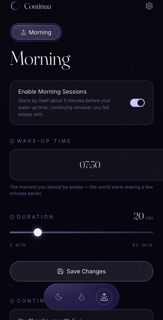 Morning sessions — wake up beside your companion